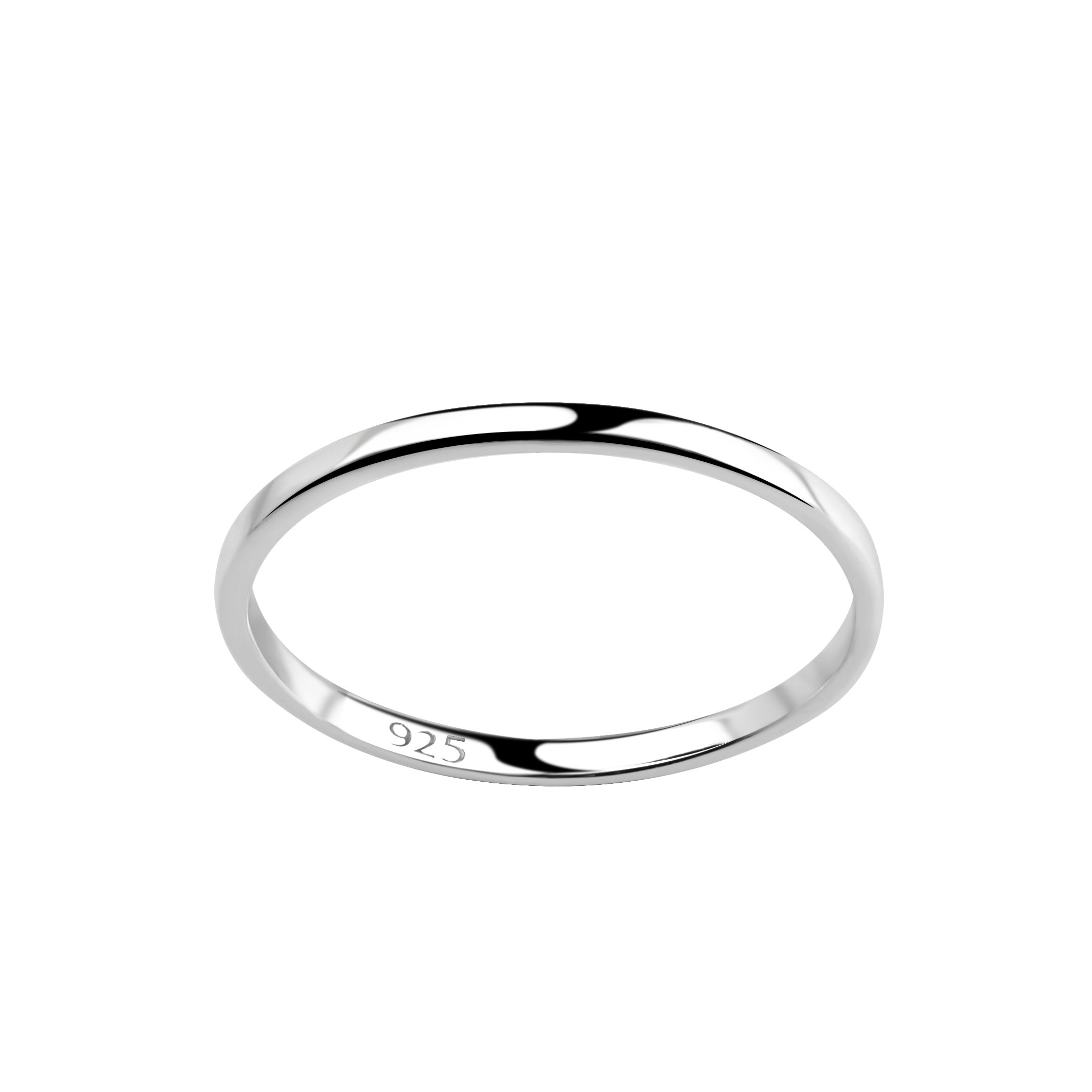 1.5mm Silver Band Ring