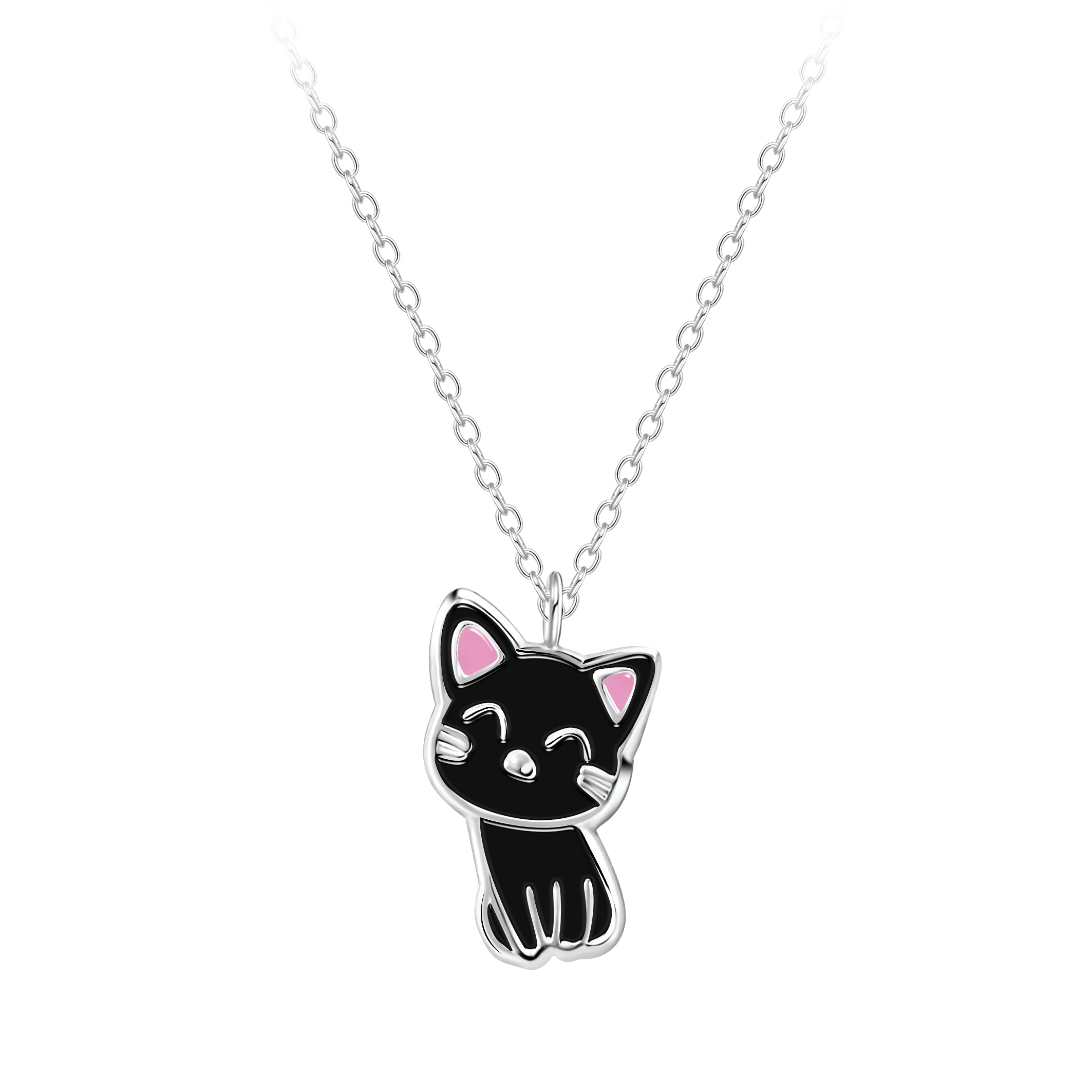 Silver Cat Necklace