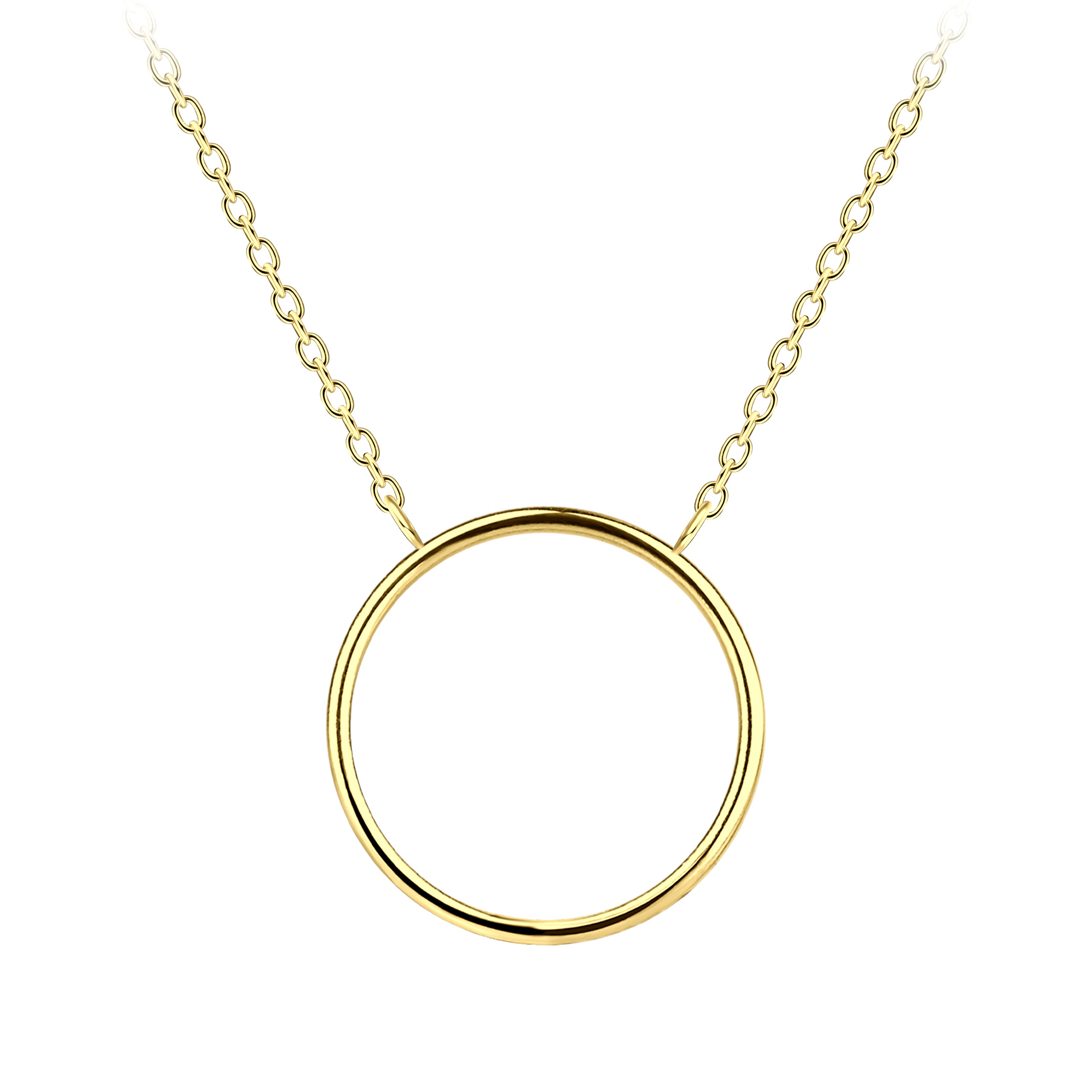 Silver Circle Necklace